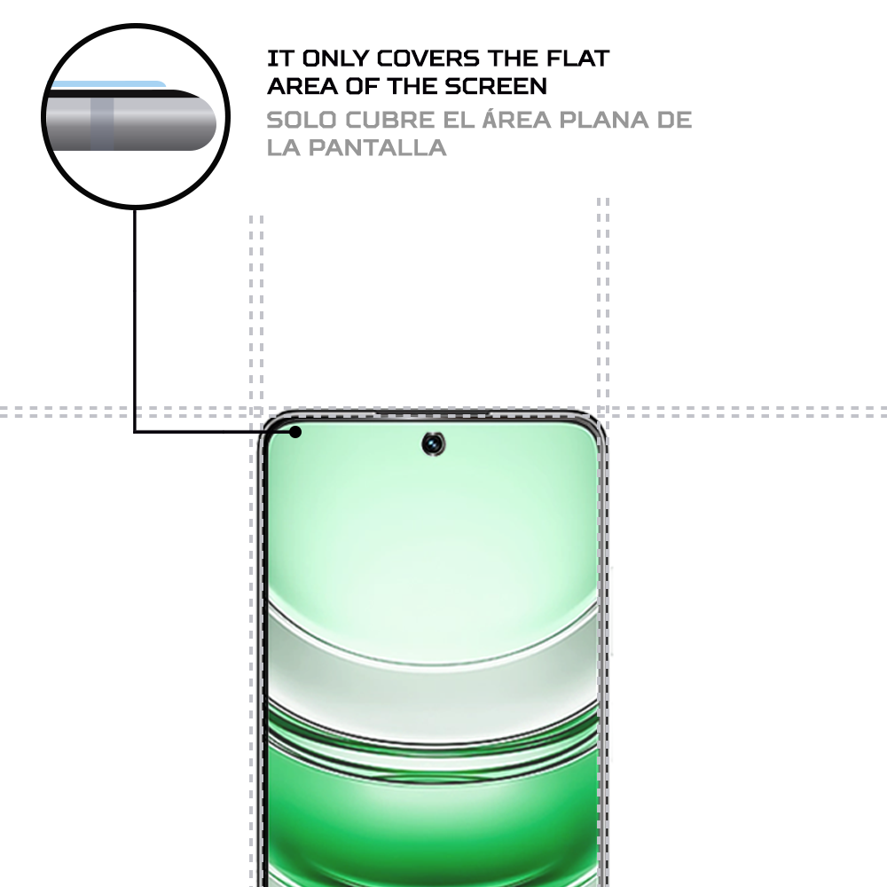 ANTISHOCK Screen protector for REALME 14X