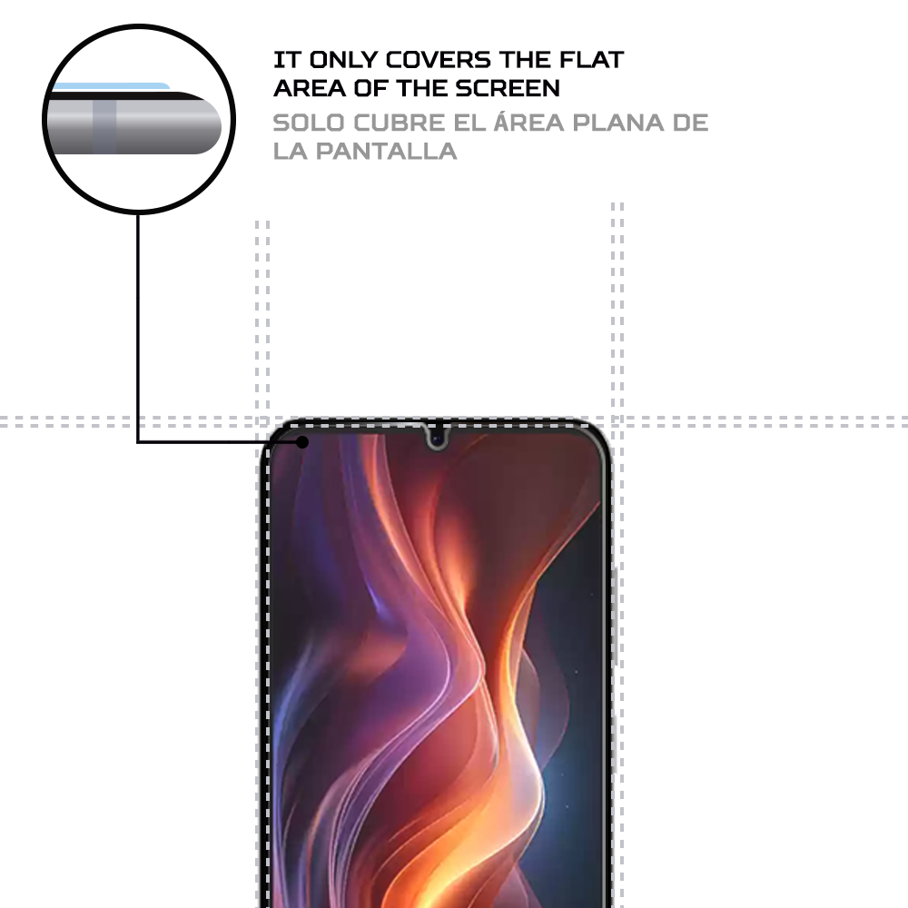 ANTISHOCK Screen protector for lava yuva smart - Bild 4 von 6