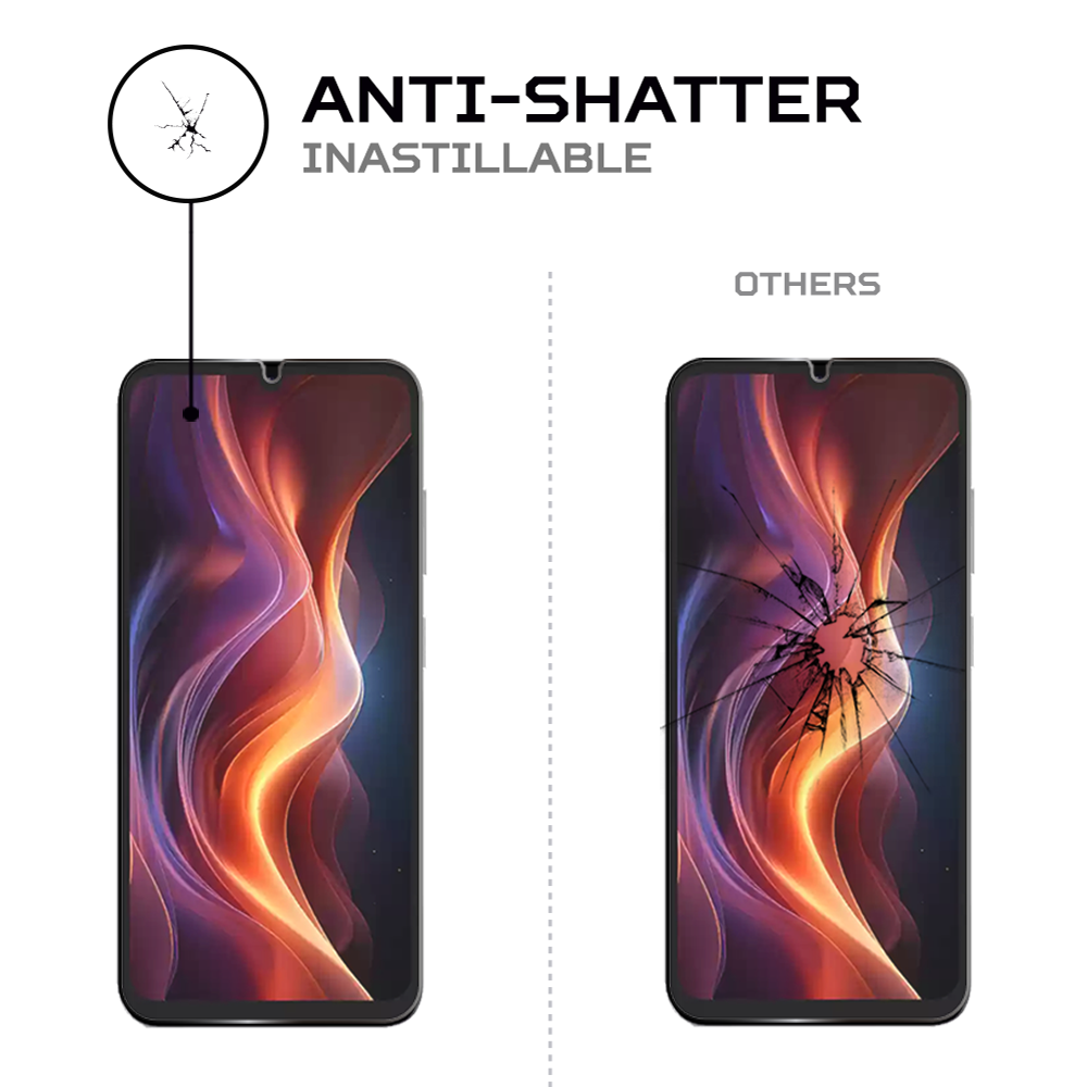 ANTISHOCK Screen protector for lava yuva smart - Bild 5 von 6