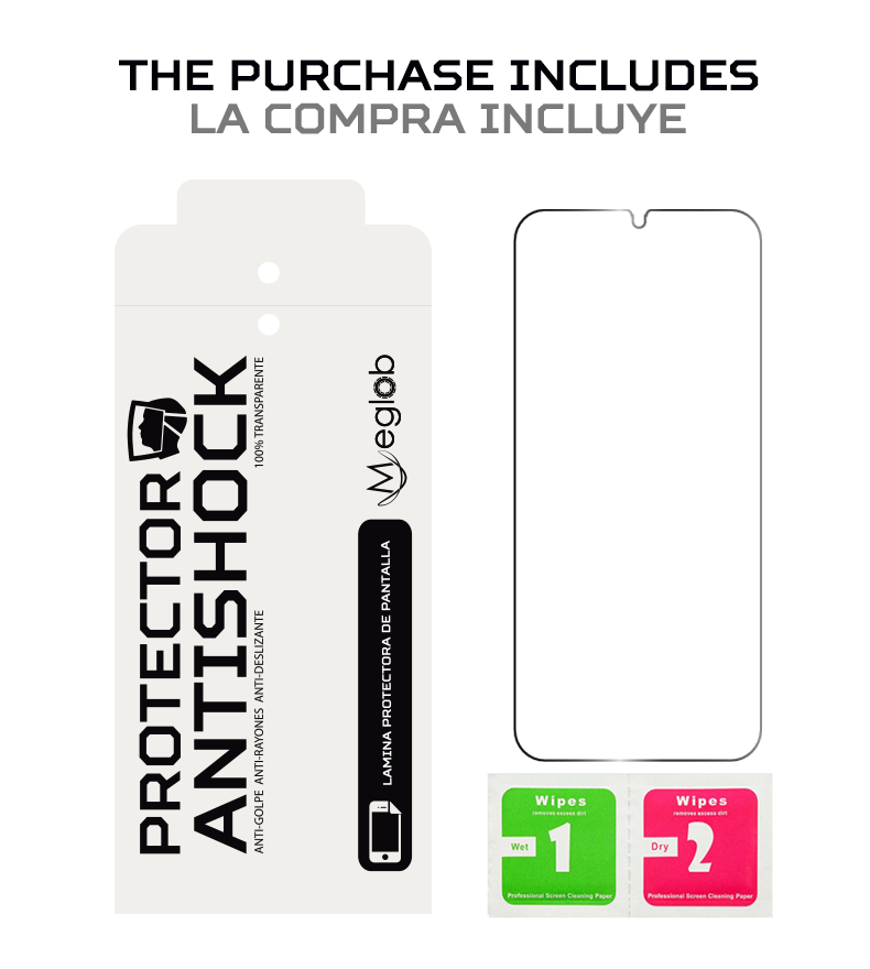 ANTISHOCK Screen protector for lava yuva smart - Bild 6 von 6