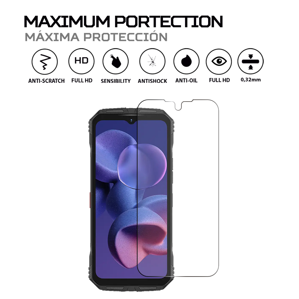 ANTISHOCK Screen protector for all doogee s118 pro
