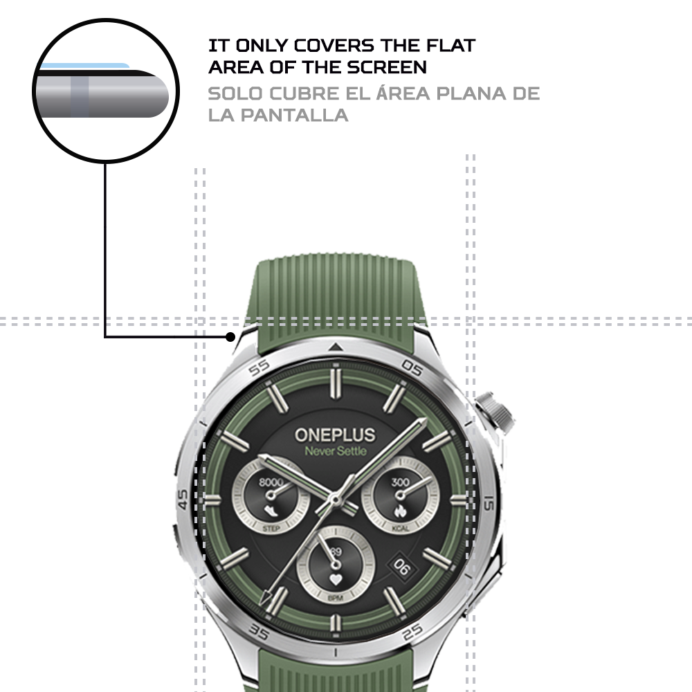 ANTISHOCK Screen protector for oneplus watch 3