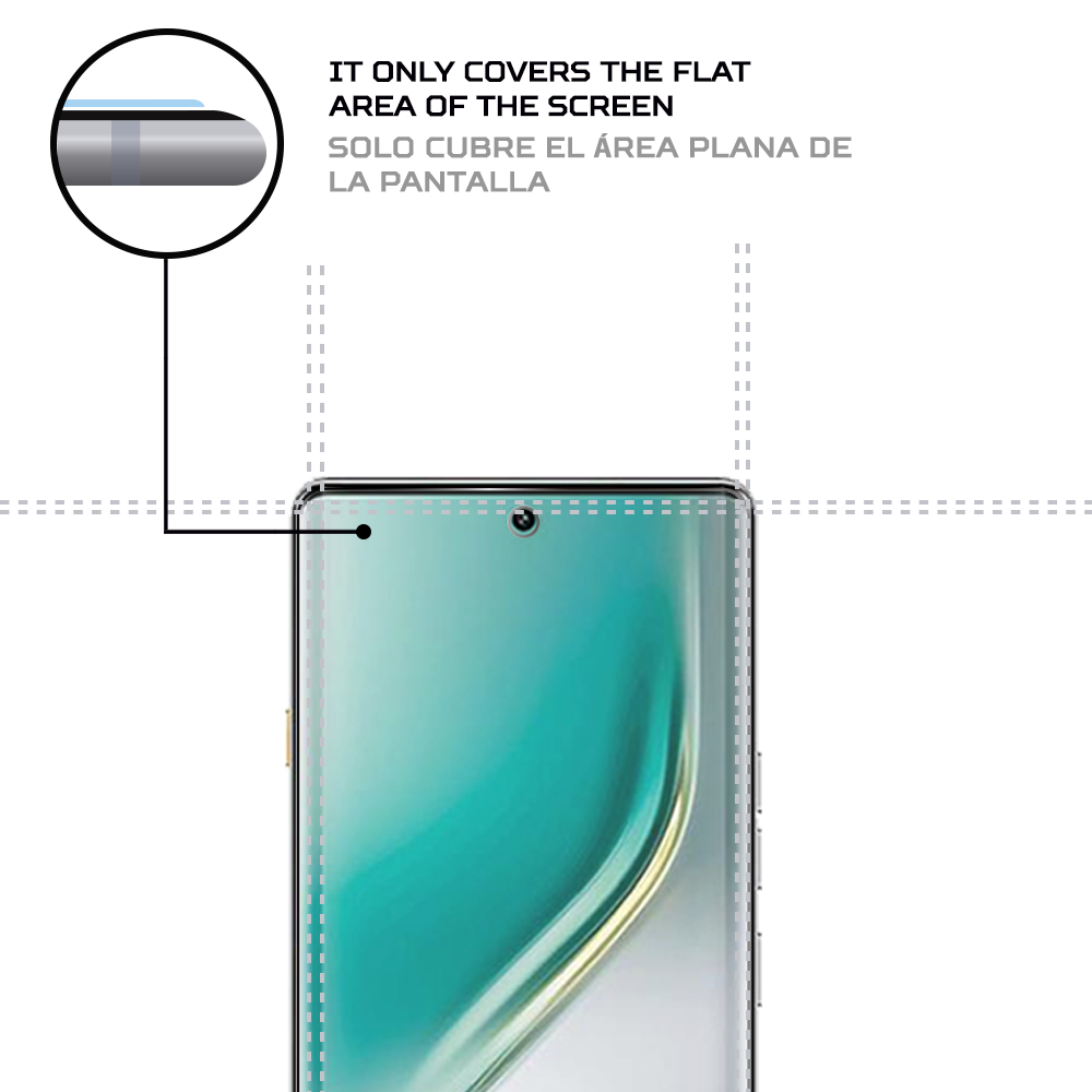 ANTISHOCK Displayschutzfolie für Tecno Camon 40 Pro - Bild 4 von 6