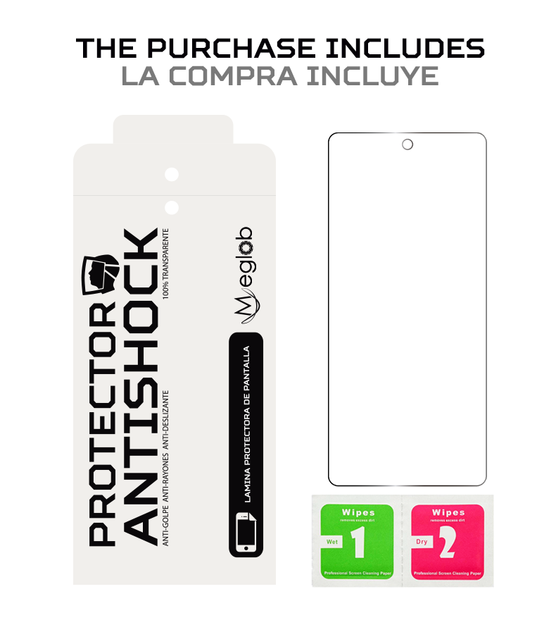 ANTISHOCK Displayschutzfolie für Tecno Camon 40 Pro - Bild 6 von 6